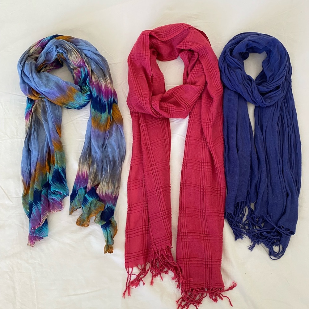 Colorful Women's Scarf Set